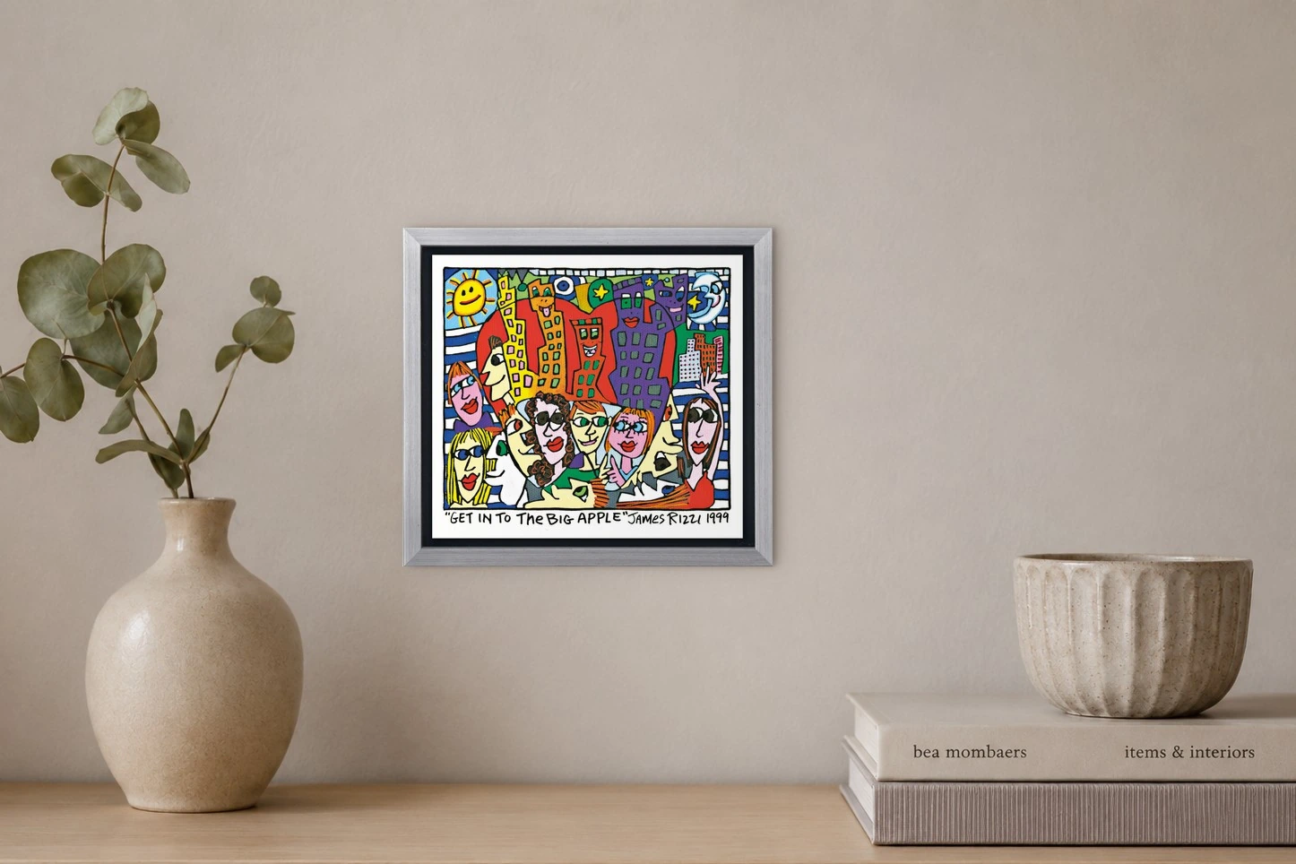 GET INTO THE BIG APPLE“ von James Rizzi | FANCYPICS.DE